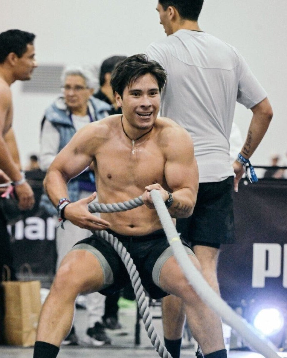 Leo Cavz en competencia